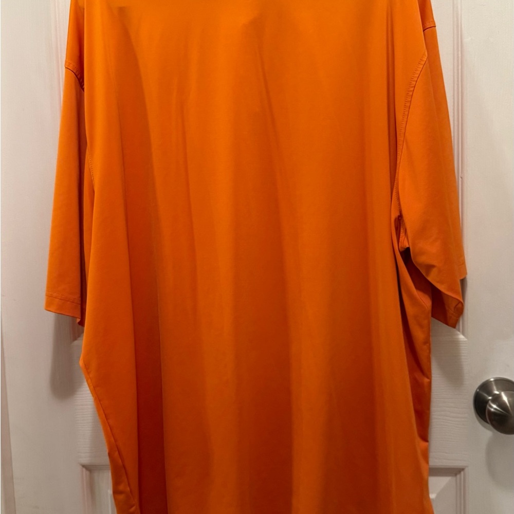 Foot Joy Men's Orange Polo Shirt XXL The Houstonian Golf Country Club - Picture 5 of 6